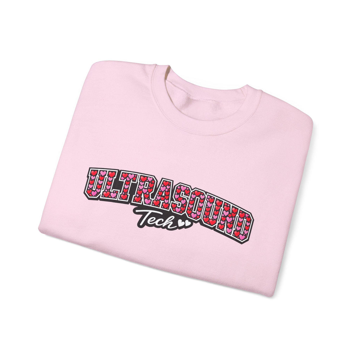 Ultrasound Tech Hearts Valentine's Sweatshirt | Sonographer Valentine Gift | Medical Imaging Radiology Nurse Pullover Hoodie