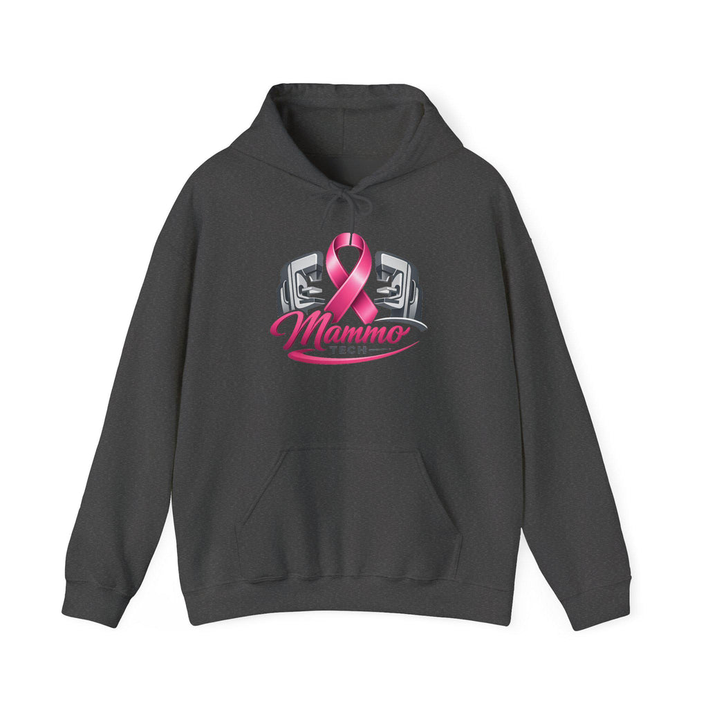 Pink Ribbon Mammo Tech Hoodie | Radiology Tech Gift, Breast Cancer Awareness