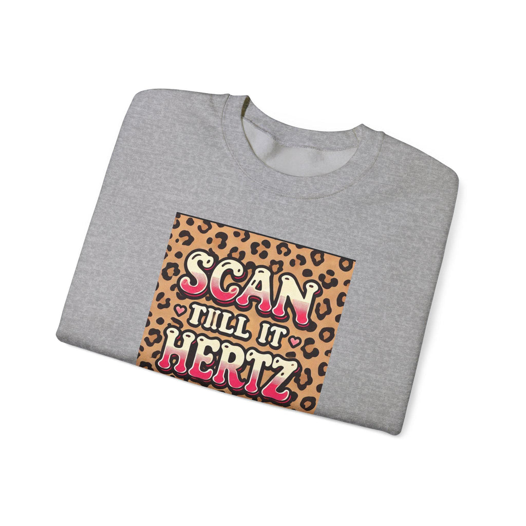 Ultrasound Humor Cheetah Print Sweatshirt, Funny Sonographer Crewneck, Ultrasound Tech Gift, Medical Reveal Shirt, Radiology Jumper