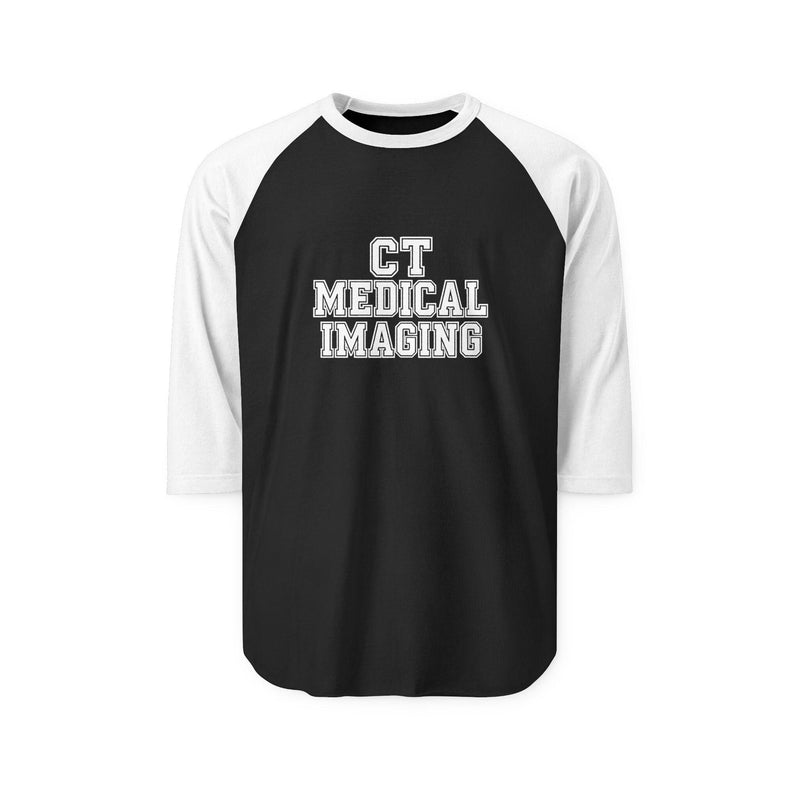 CT Medical Imaging Raglan Shirt | Radiology Tech Baseball Tee (100% Cotton)