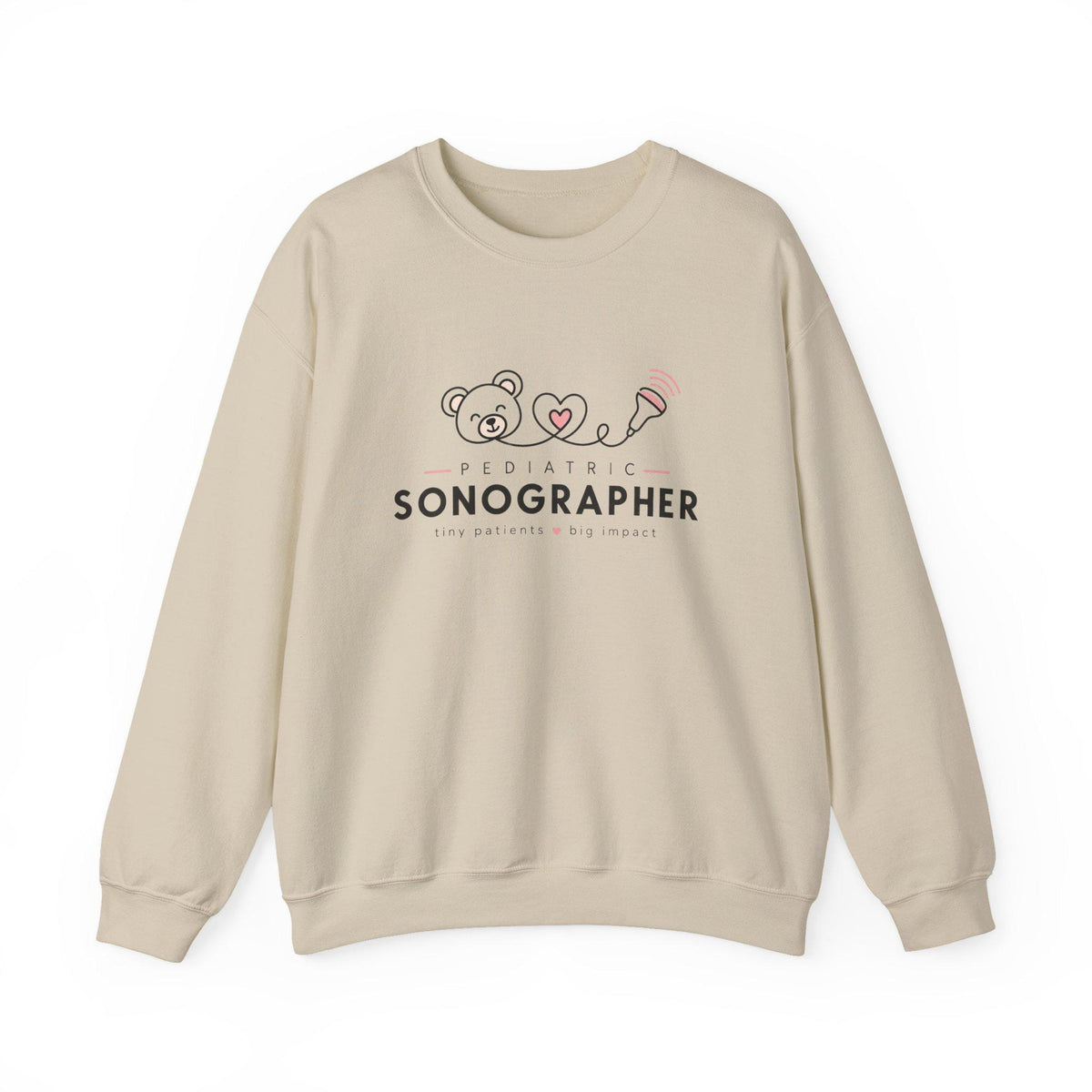 Pediatric Sonographer Sweatshirt, Ultrasound Teddy Bear Crewneck, NICU Tech Gift, Sonography Gift for Her