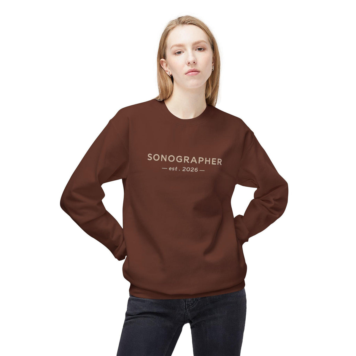 Sonographer EST 2026 Sweatshirt | Sonography Tech Crewneck
