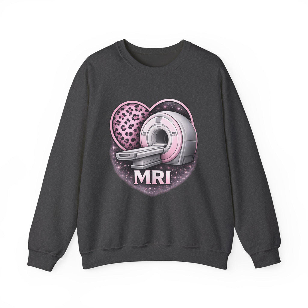 MRI Tech Crewneck Sweatshirt Embroidered Radiology Gift MRI Technician Apparel Medical Imaging Pullover Healthcare Worker Gift Cozy Crewneck
