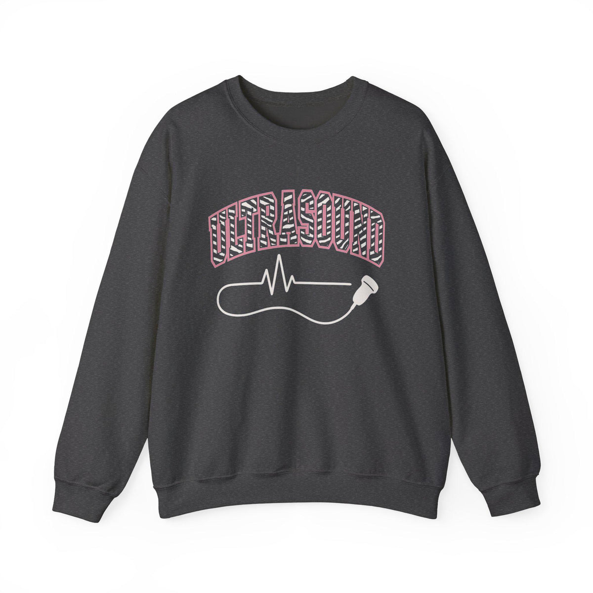 Ultrasound Heartbeat with Probe Sweatshirt | Medical Sonographer Shirt | Ultrasound Tech Gift, Sonography Sweatshirt, Radiology Nurse Gift