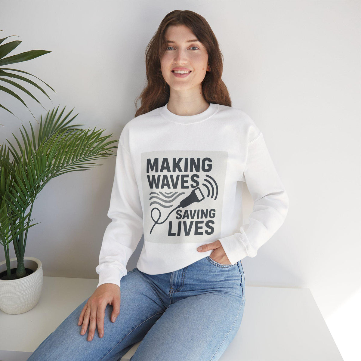 Funny Ultrasound Humor Sweatshirt | Sonographer Gift, Medical Crewneck (50/50 Cotton Blend)