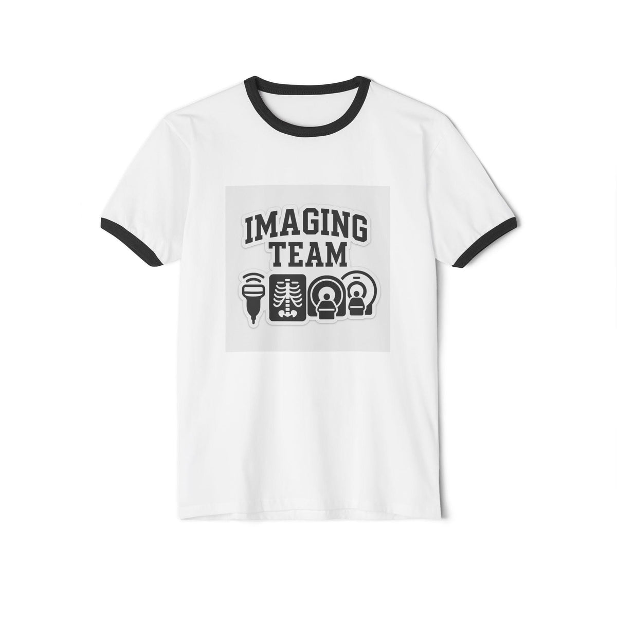Radiology Team Ringer T-Shirt | Medical Imaging Apparel for X-Ray Techs, MRI CT Nurse Gift