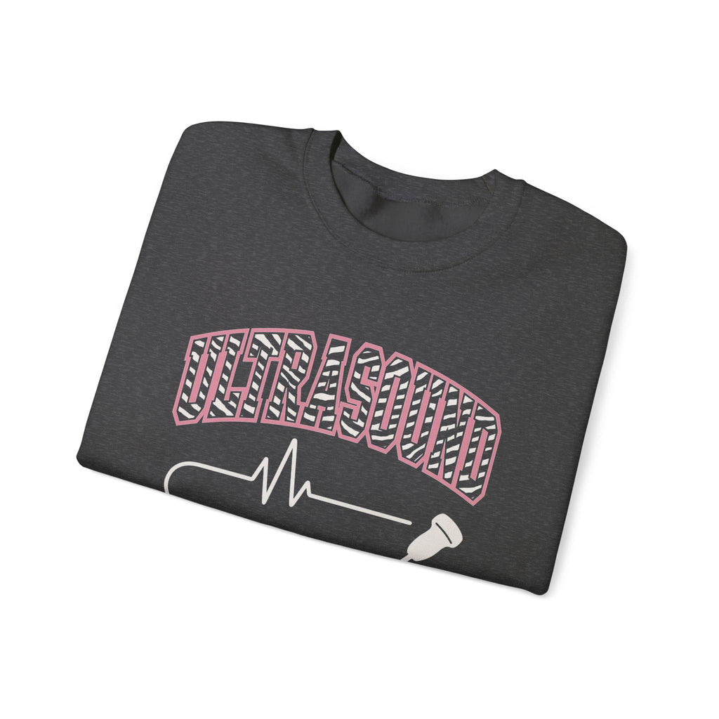 Ultrasound Heartbeat with Probe Sweatshirt | Medical Sonographer Shirt | Ultrasound Tech Gift, Sonography Sweatshirt, Radiology Nurse Gift