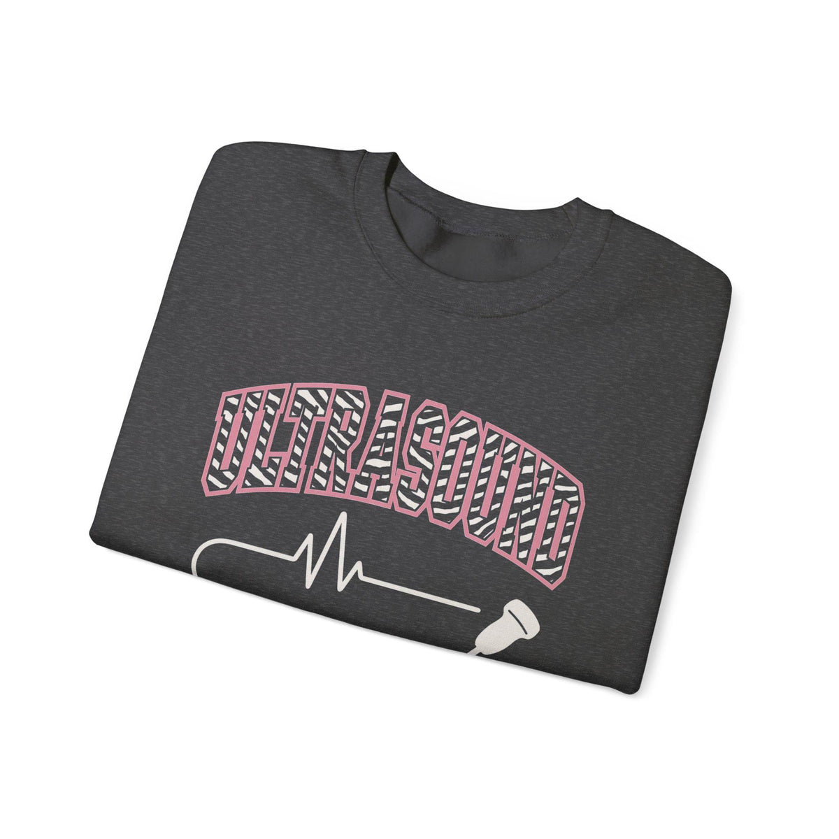 Ultrasound Heartbeat with Probe Sweatshirt | Medical Sonographer Shirt | Ultrasound Tech Gift, Sonography Sweatshirt, Radiology Nurse Gift