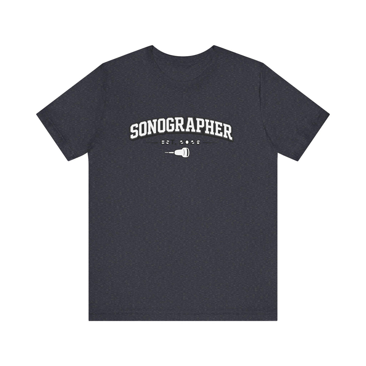 Sonographer Tee | Minimalist Ultrasound Tech Shirt (Est. 2026)