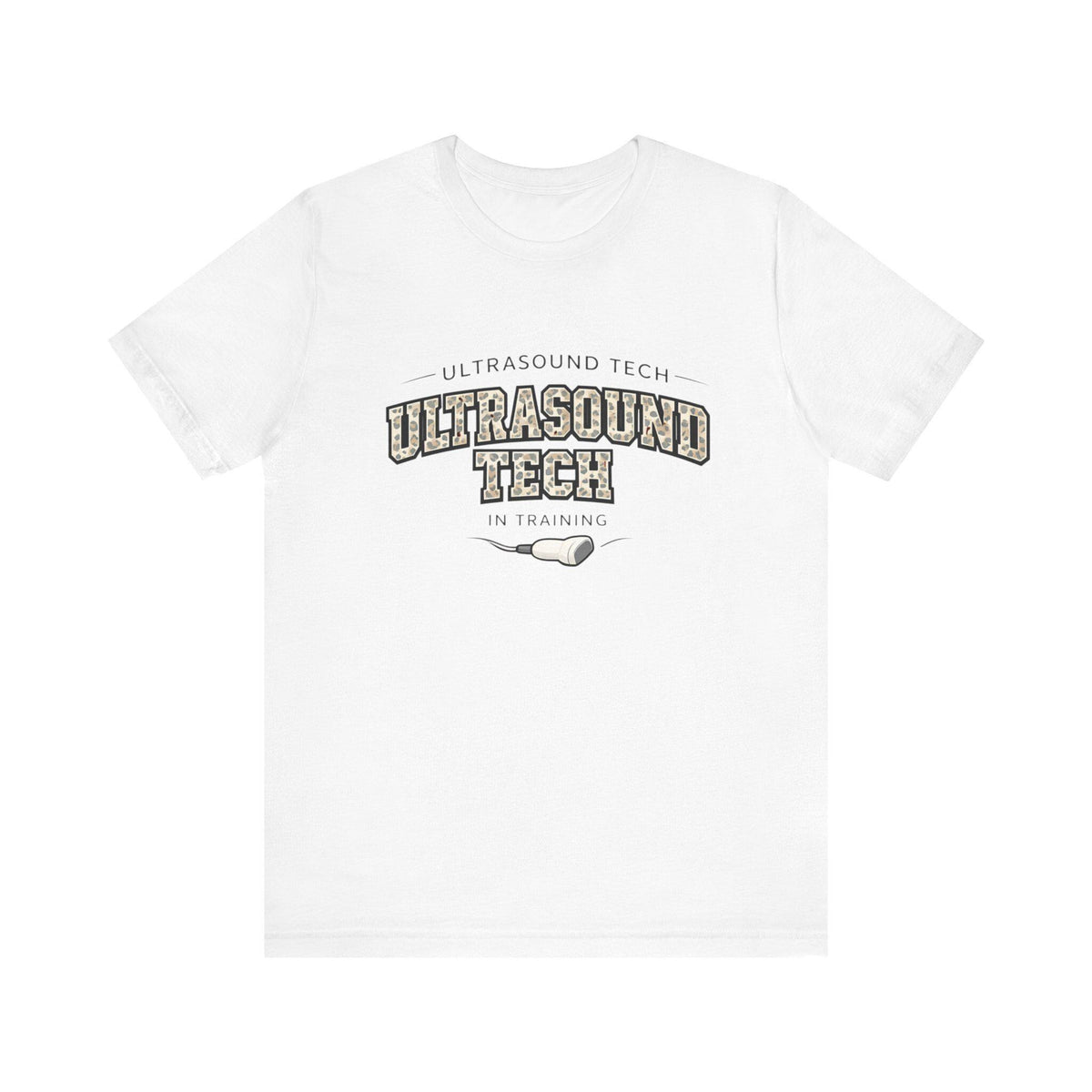Ultrasound Tech Training Tee | Medical Sonography Student Gift (Airlume Cotton)