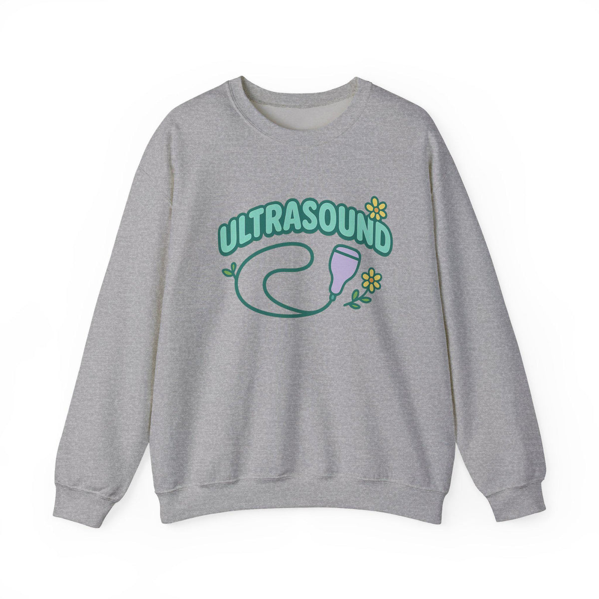 Ultrasound Crewneck Sweatshirt: Funny Medical Apparel