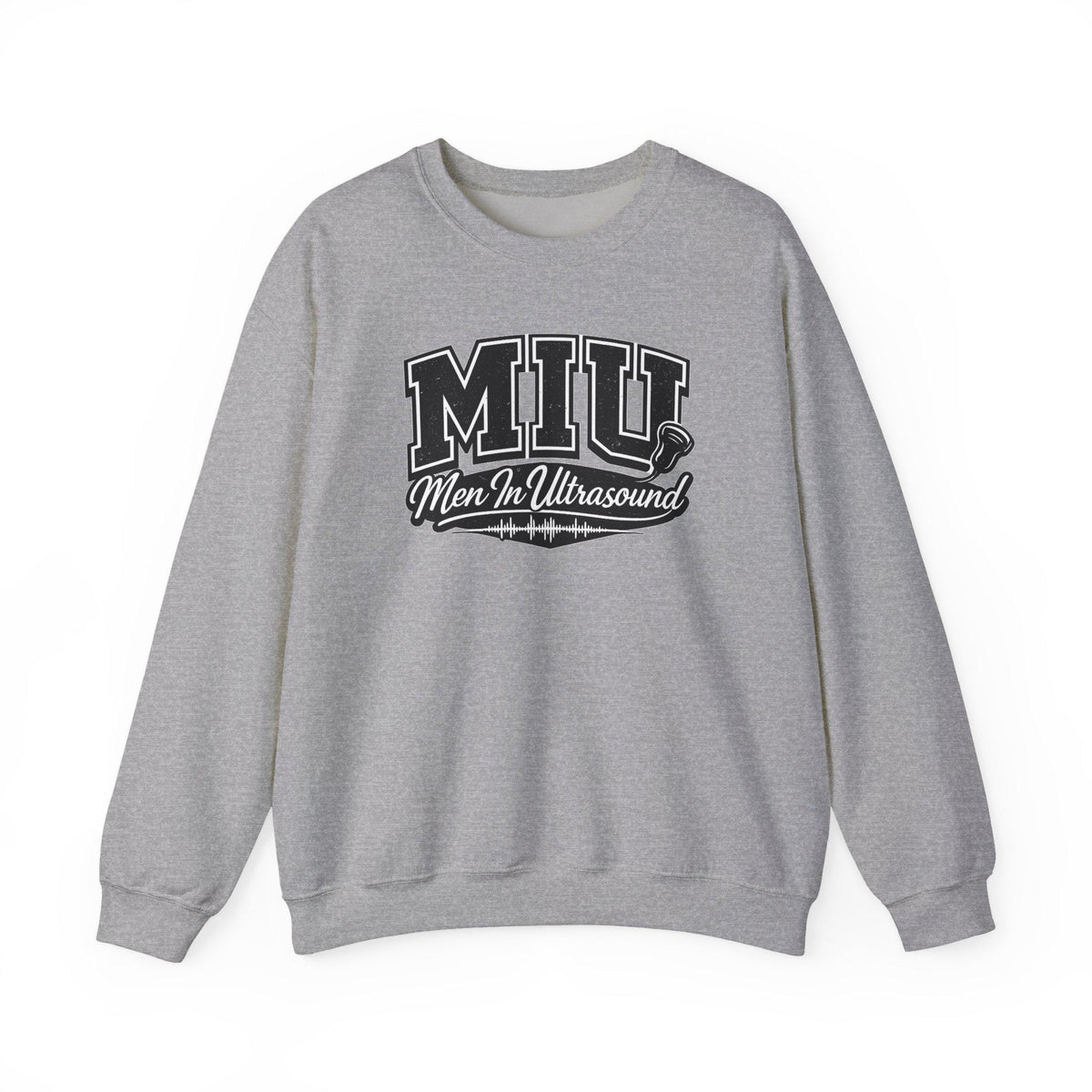 Men's Ultrasound Tech Crewneck Sweatshirt | Medical Imaging Apparel (MIU Design)