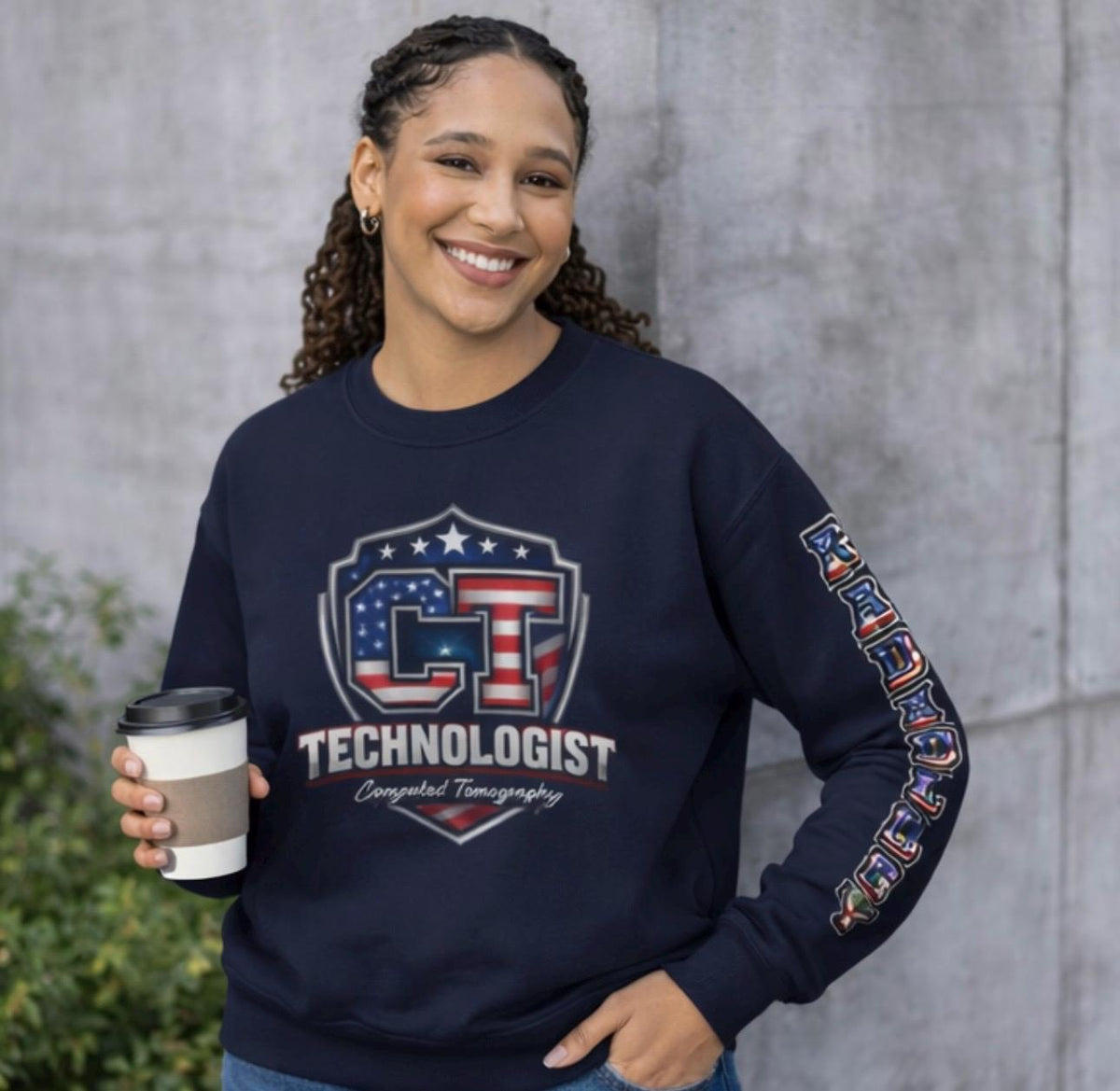 CT Technologist Crewneck Sweatshirt | Radiology Tech Shirt | X-Ray Tech Gift | Medical Imaging Technologist Pullover | Healthcare Gift