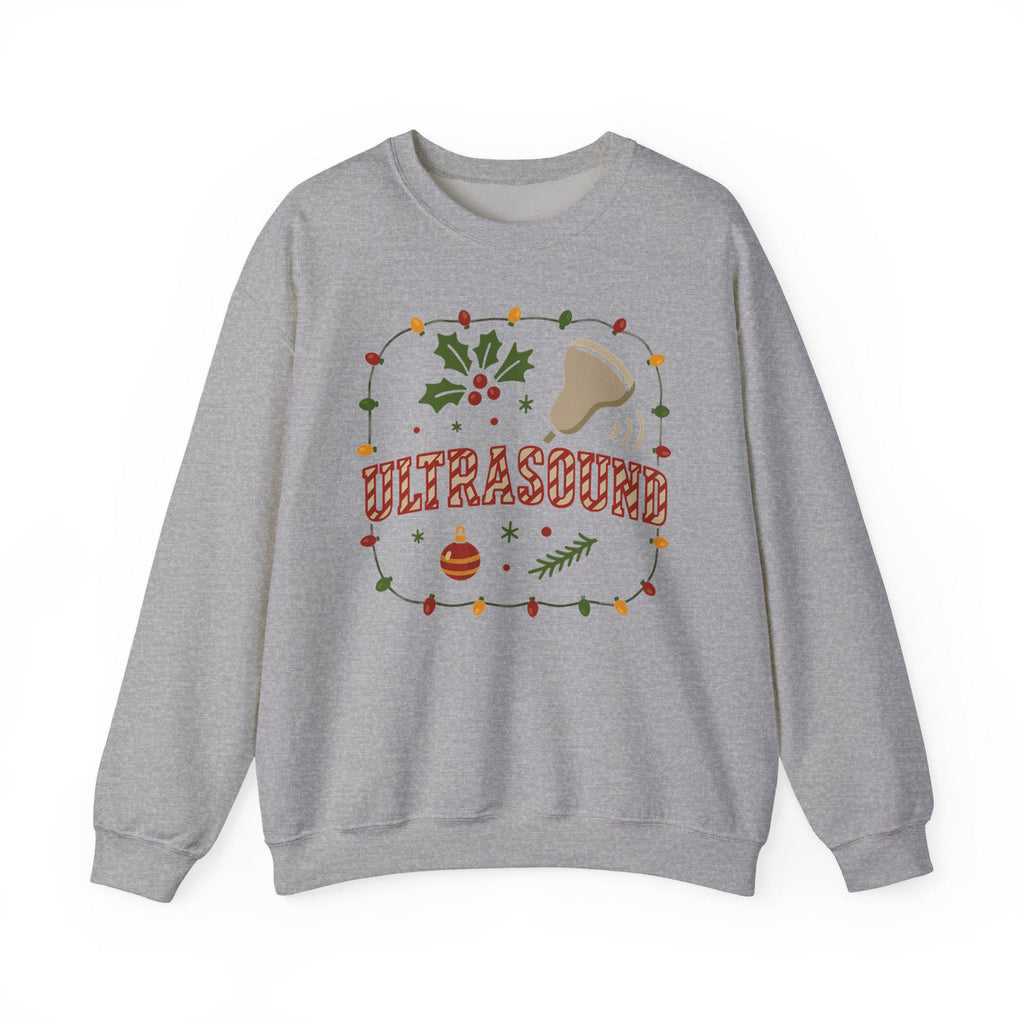 Ultrasound Christmas Sweatshirt, Pregnancy Announcement Sonogram Lights Shirt, Maternity Holiday Outfit, Baby Scan Xmas Sweater Gift