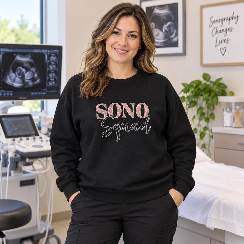 Sono Squad Sweatshirt,Medical Apparel,Ultrasound