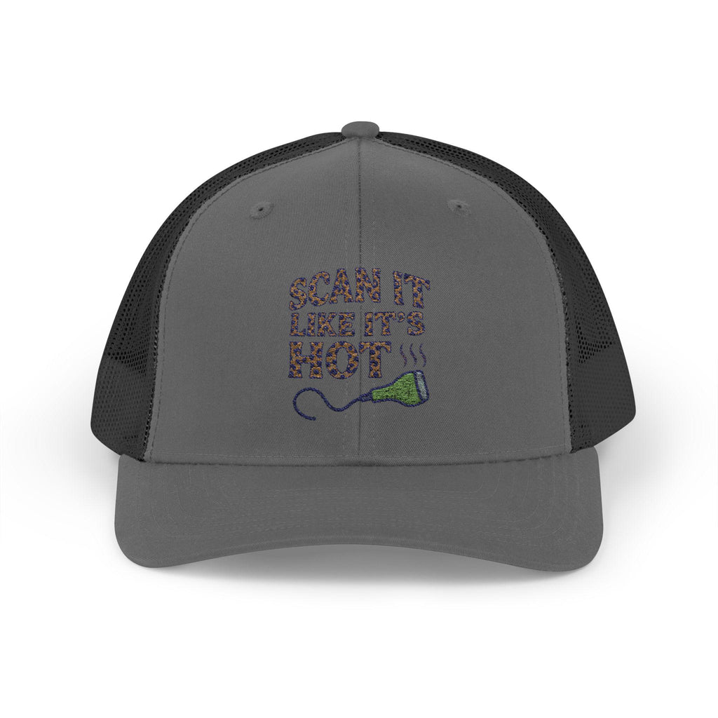 Scan It Like It's Hot Trucker Hat, Funny Barcode Cap, Retail Worker Meme Snapback