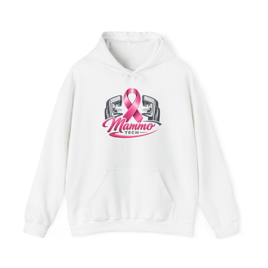 Pink Ribbon Mammo Tech Hoodie | Radiology Tech Gift, Breast Cancer Awareness