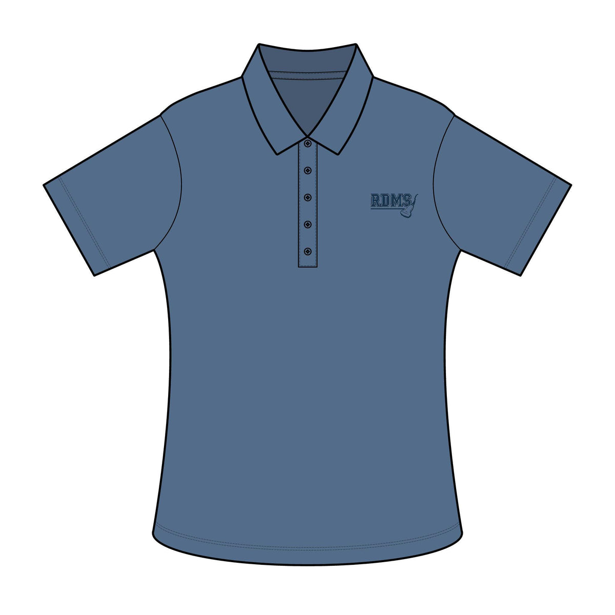 Ultrasound Tech Shirt Women RDMS Workwear Polo | Medical Sonographer Gift Scrub Top | Healthcare Worker Gift Sonography Graduation Shirt