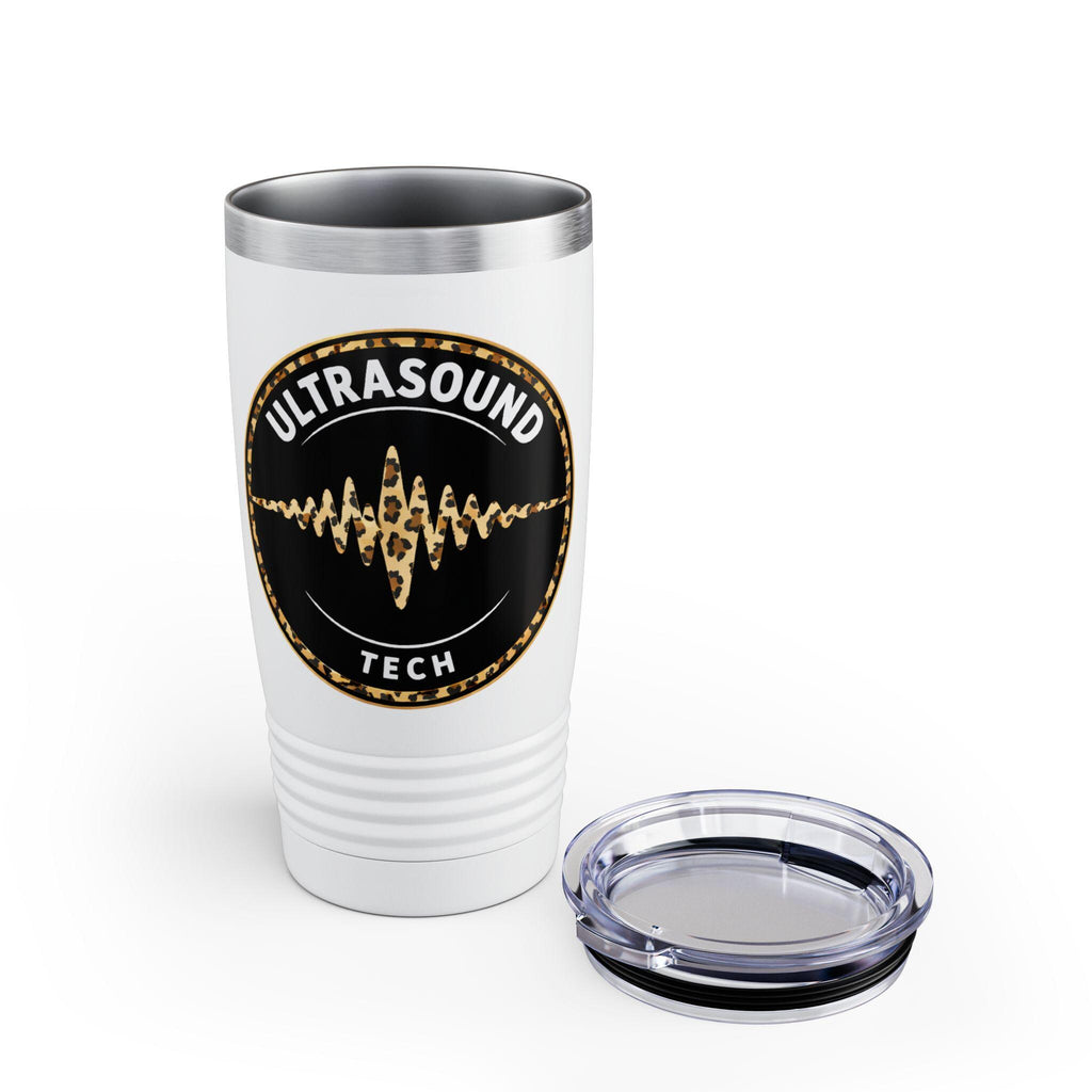 Ultrasound Tech Sonographer Gift Ringneck Tumbler 20oz - Medical Sonography Nurse Appreciation Cup, Personalized Travel Mug Gift Idea