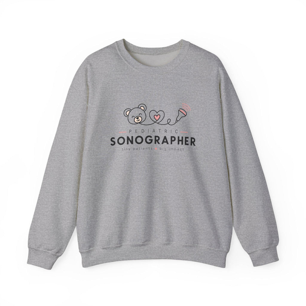 Pediatric Sonographer Sweatshirt, Ultrasound Teddy Bear Crewneck, NICU Tech Gift, Sonography Gift for Her