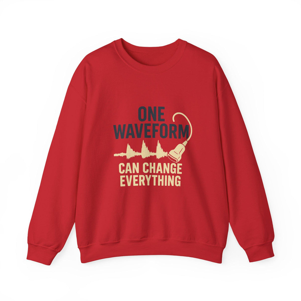 Ultrasound Waveform Sweatshirt | Sonographer Gift, Medical Humor Pullover