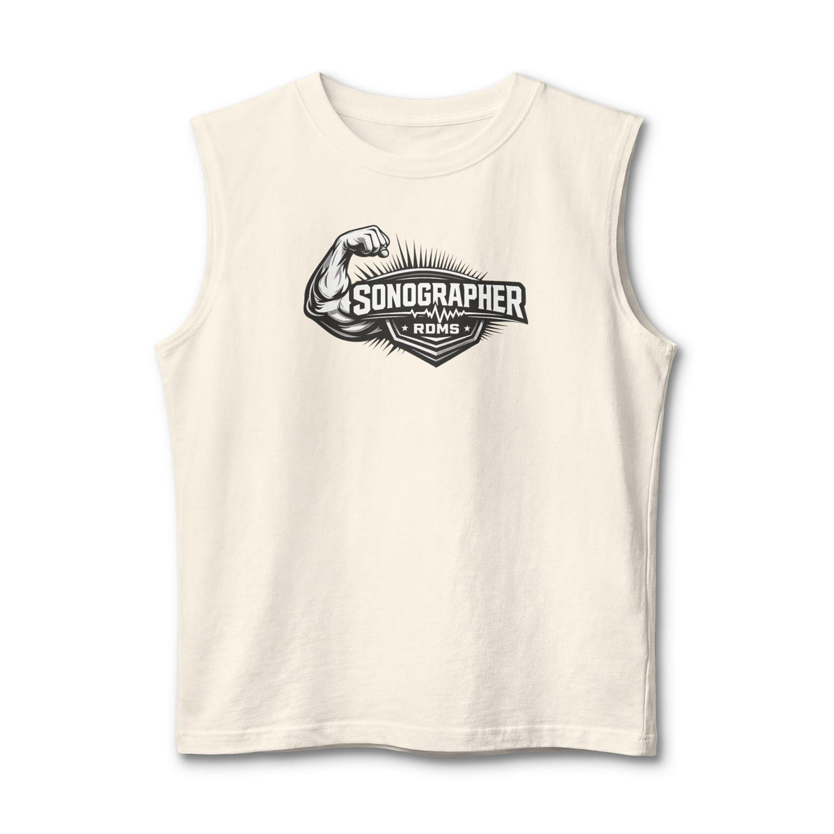 Sonographer Strong Muscle Tank Top | Ultrasound Tech Apparel, Radiology Gift