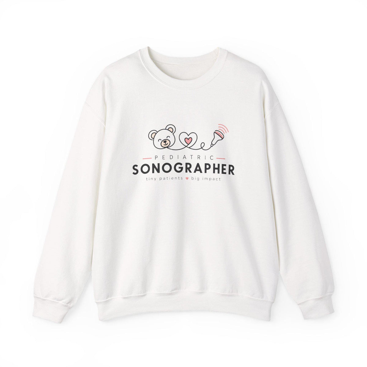 Pediatric Sonographer Sweatshirt, Ultrasound Teddy Bear Crewneck, NICU Tech Gift, Sonography Gift for Her