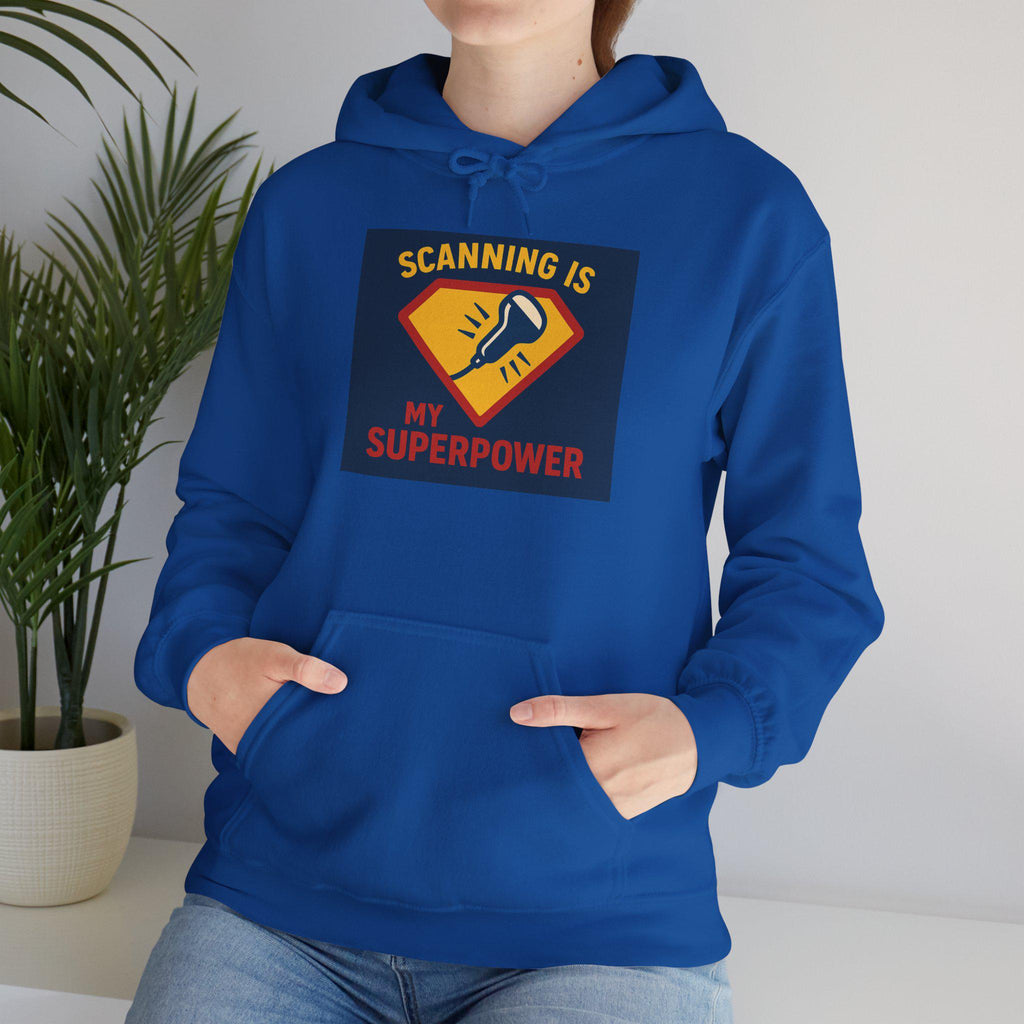 Ultrasound Tech Hoodie: Scanning Is My Superpower (Sonography Gift)