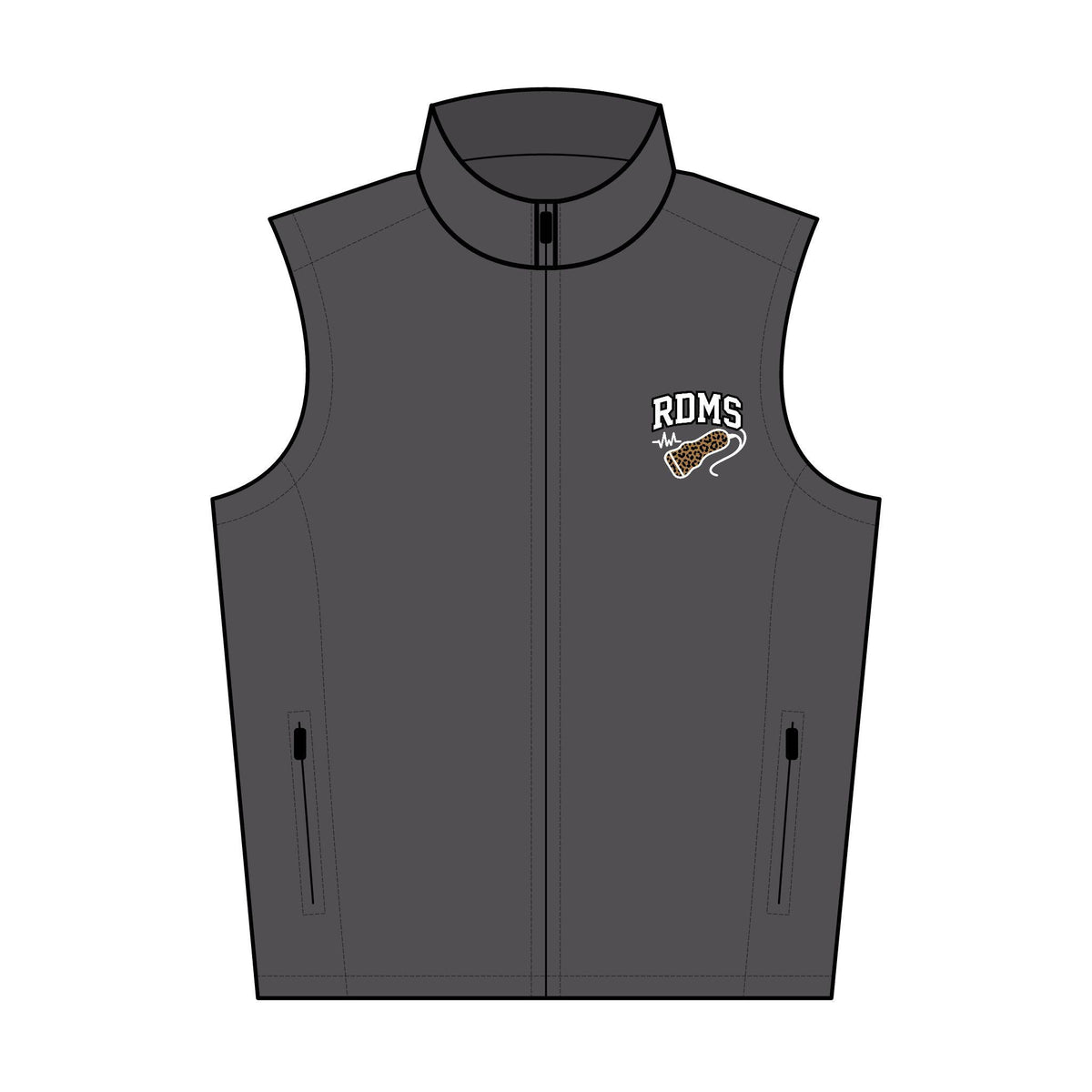 Ultrasound Tech Sonographer Vest | Ultrasound Embroidered Men's Core Soft Shell Jacket | RDMS Ultrasound Tech Vest | Mens Outerwear Gift Set