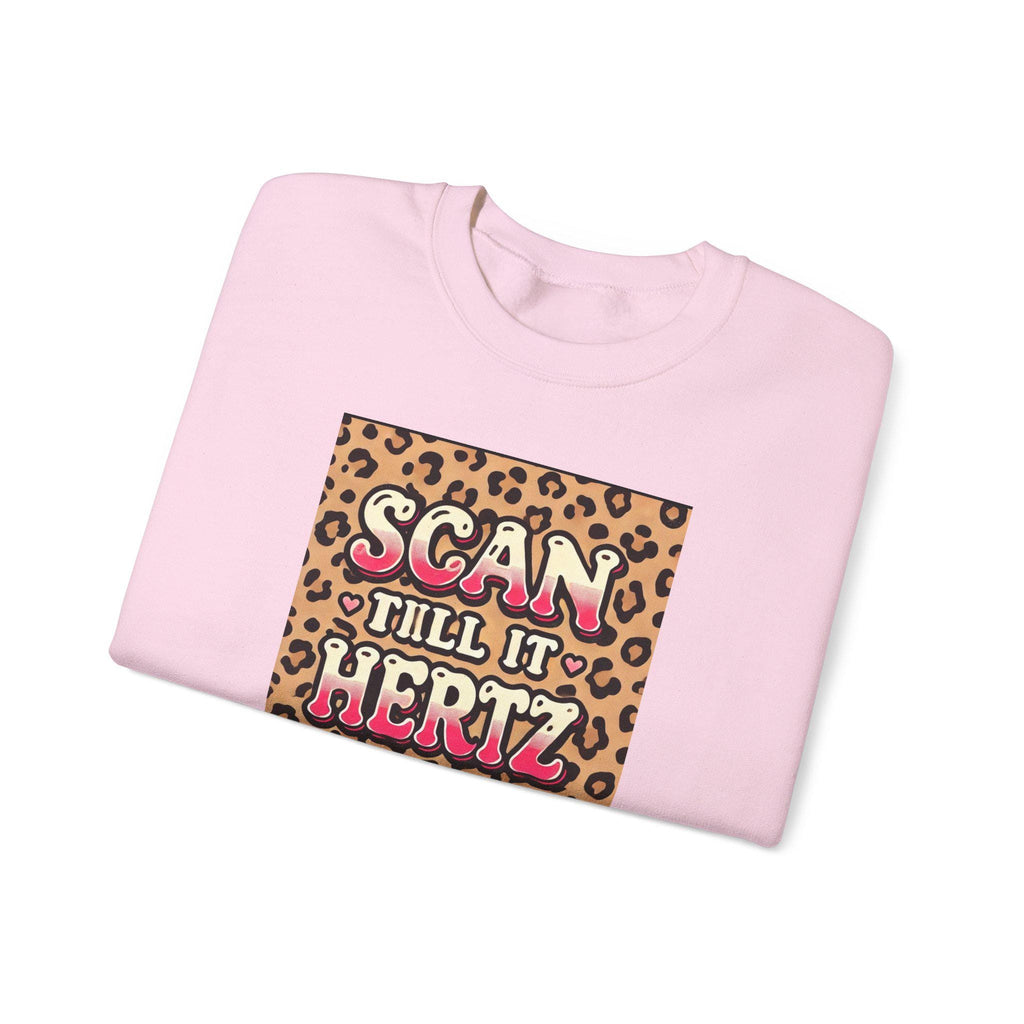 Ultrasound Humor Cheetah Print Sweatshirt, Funny Sonographer Crewneck, Ultrasound Tech Gift, Medical Reveal Shirt, Radiology Jumper