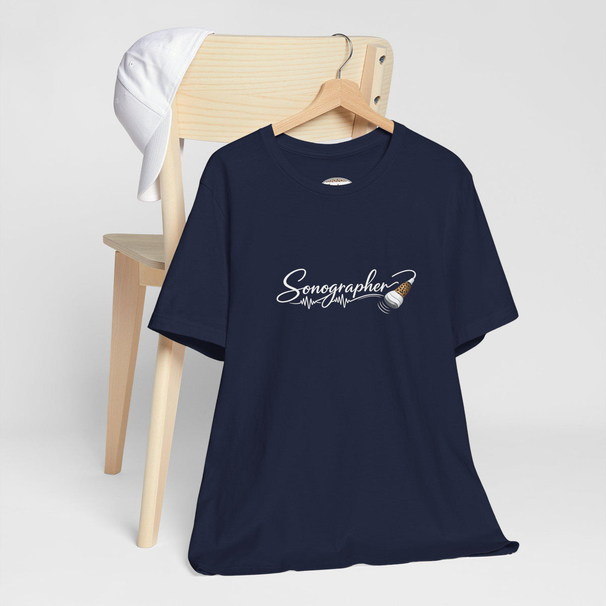 Sonographer Gift T-Shirt, Ultrasound Tech Script Tee, Medical Imaging Student Top