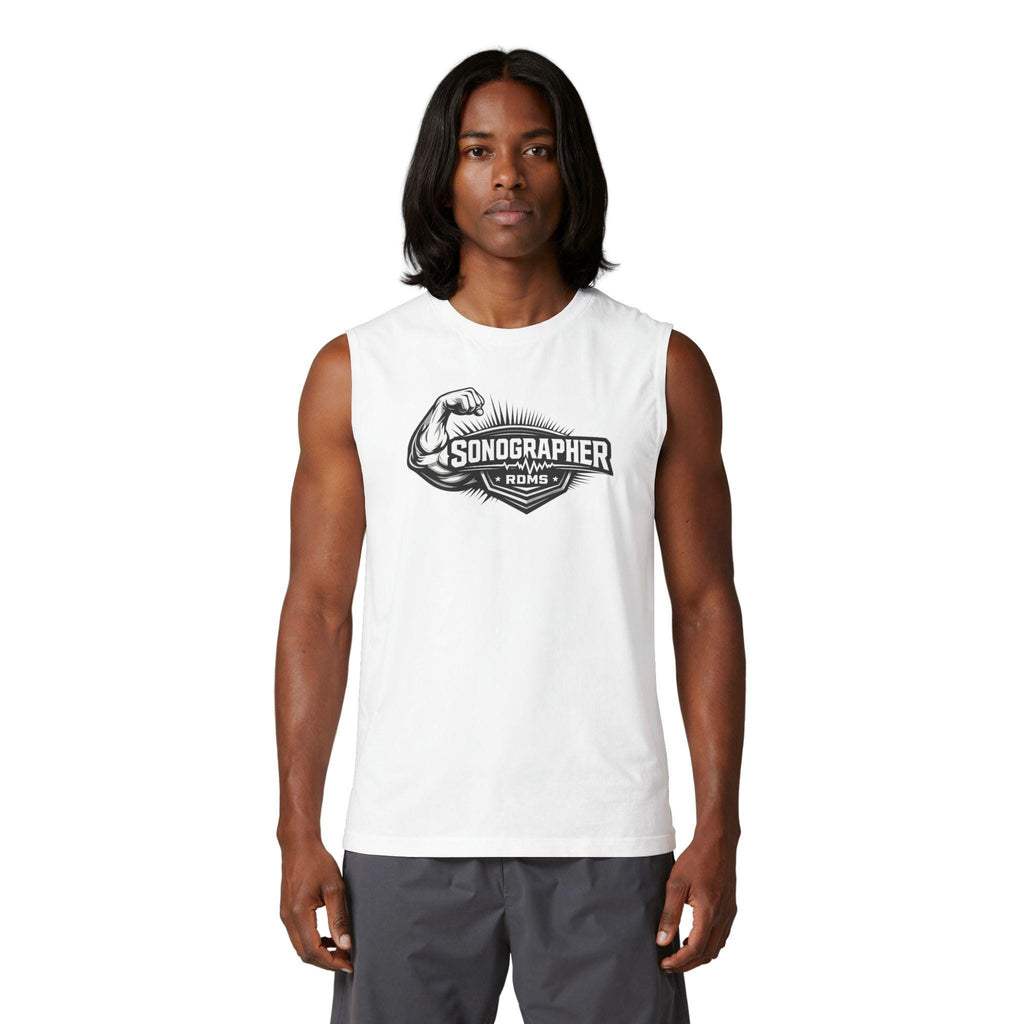 Sonographer Strong Muscle Tank Top | Ultrasound Tech Apparel, Radiology Gift