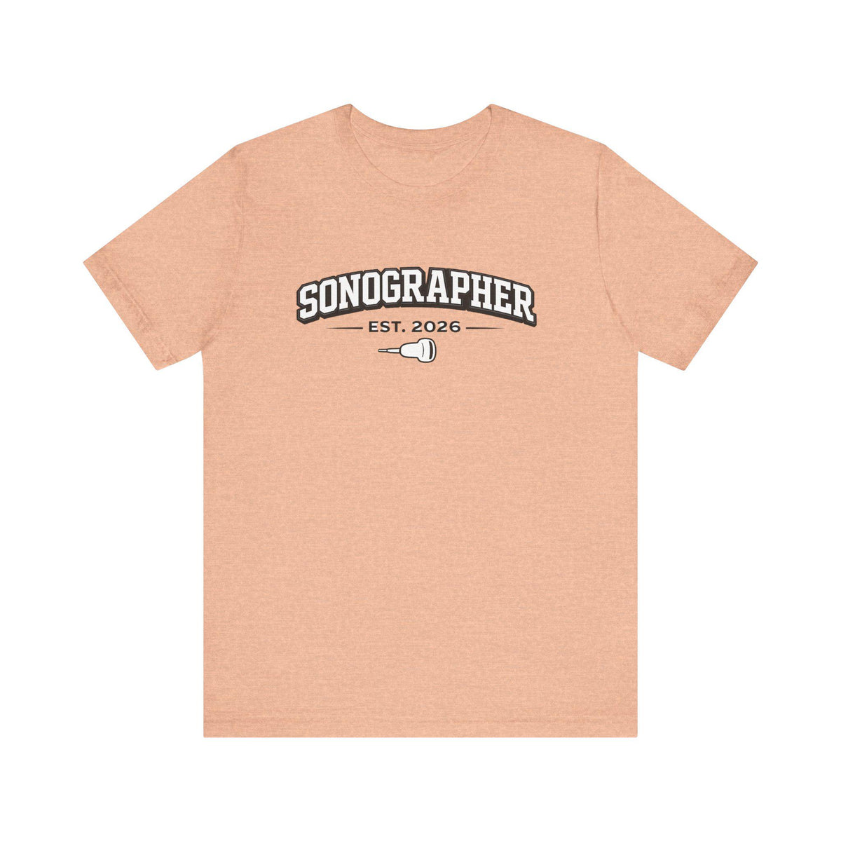 Sonographer Tee | Minimalist Ultrasound Tech Shirt (Est. 2026)