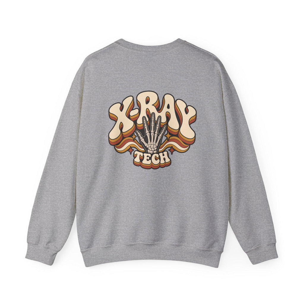 X-Ray Tech Retro Bones Sweatshirt | Radiology Technician Shirt