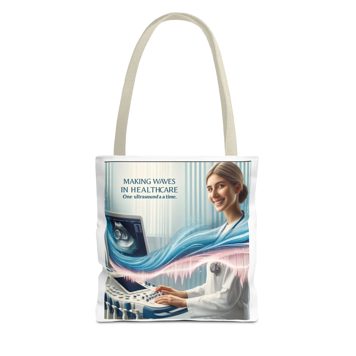 Ultrasound Nurse Tote Bag | Medical Healthcare Work Bag (100% Polyester)