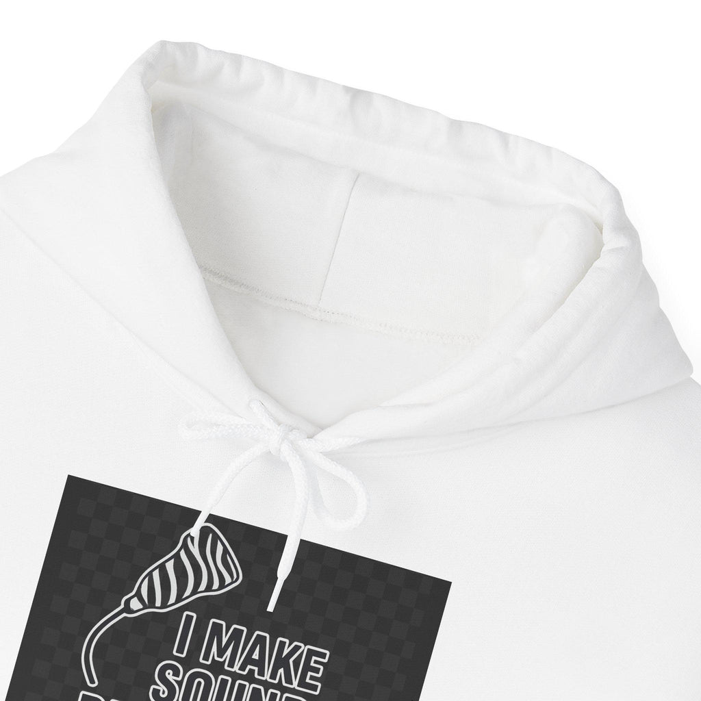 Funny Ultrasound Zebra Print Hoodie, Medical Humor Sweatshirt (50% Cotton Blend)