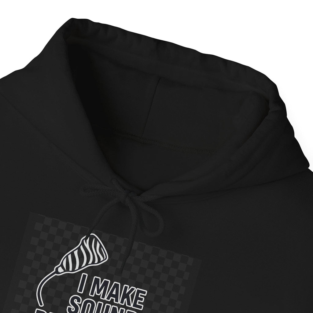 Funny Ultrasound Zebra Print Hoodie, Medical Humor Sweatshirt (50% Cotton Blend)