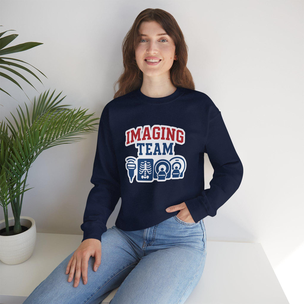 Imaging Team Crewneck Sweatshirt: Radiology Tech, Sonographer, X-Ray, Nurse Gift