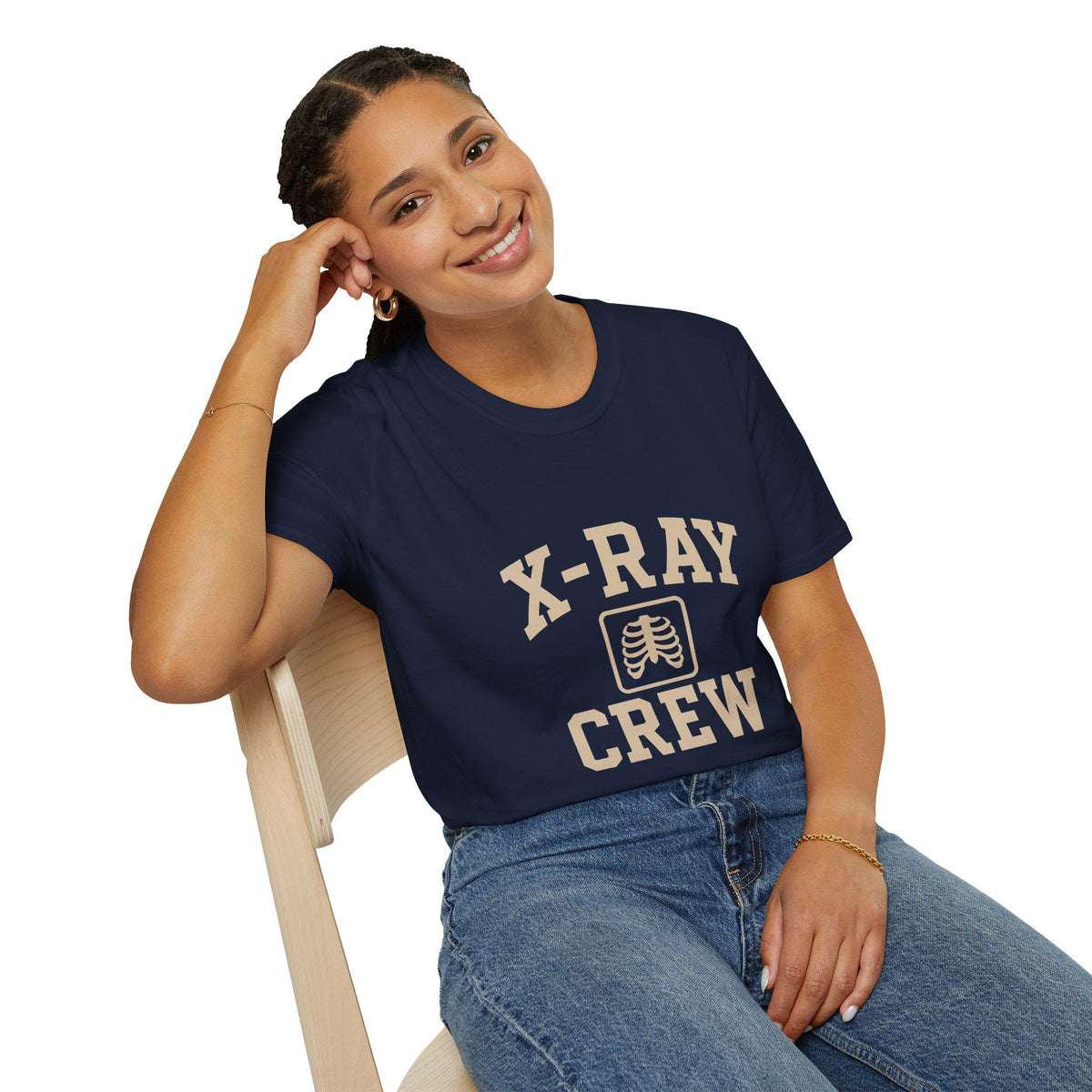 X-Ray Crew T-Shirt | Softstyle Cotton Medical Tee for Radiology Techs, Nurses, Doctors