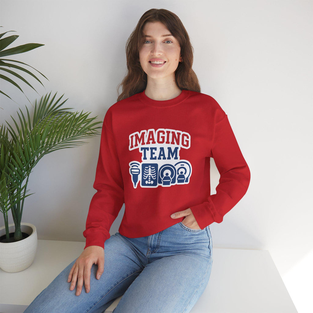 Imaging Team Crewneck Sweatshirt: Radiology Tech, Sonographer, X-Ray, Nurse Gift