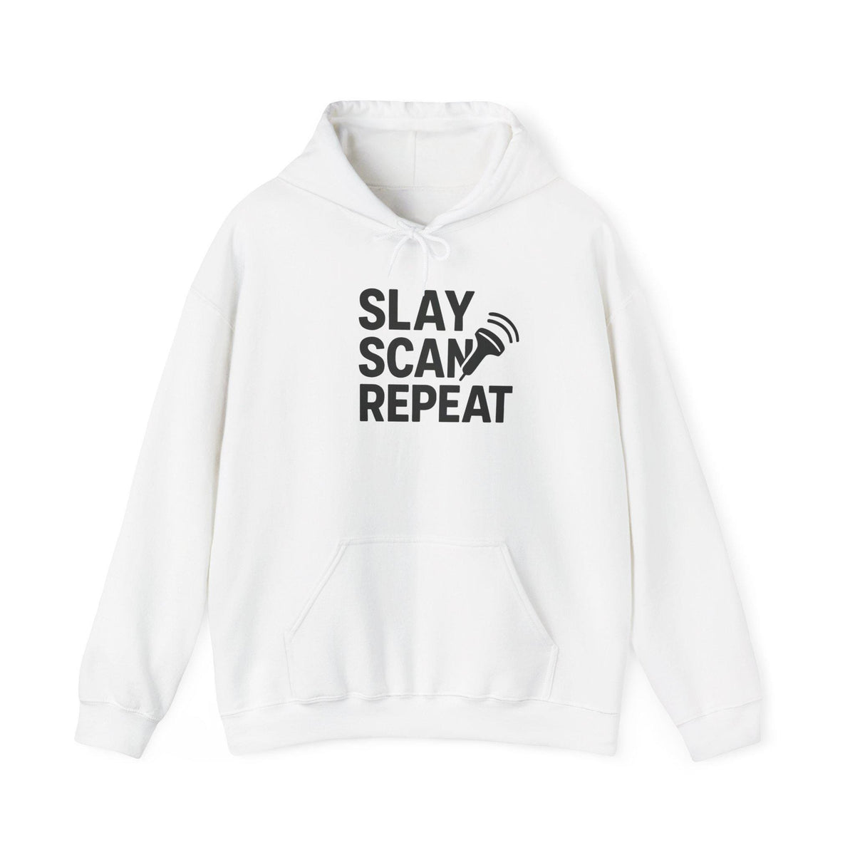 Slay Scan Repeat Hoodie | Unisex Cotton Blend Streetwear Sweatshirt
