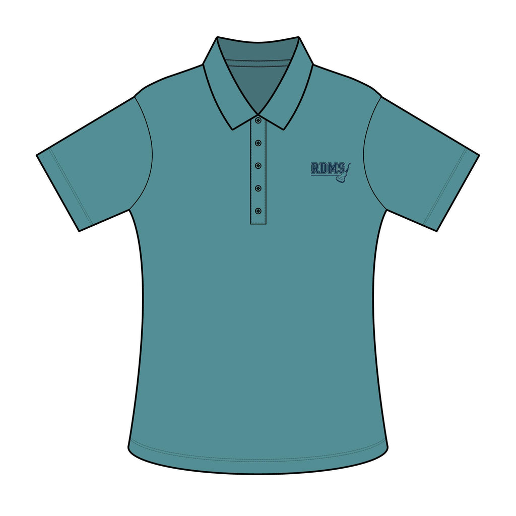 Ultrasound Tech Shirt Women RDMS Workwear Polo | Medical Sonographer Gift Scrub Top | Healthcare Worker Gift Sonography Graduation Shirt