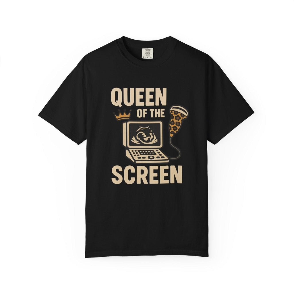 Queen of the Screen Gamer T-Shirt | 100% Cotton Graphic Tee (Unisex)