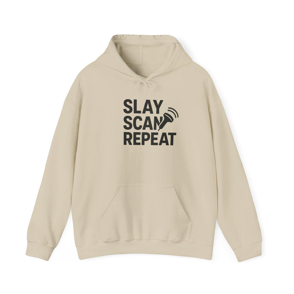 Slay Scan Repeat Hoodie | Unisex Cotton Blend Streetwear Sweatshirt