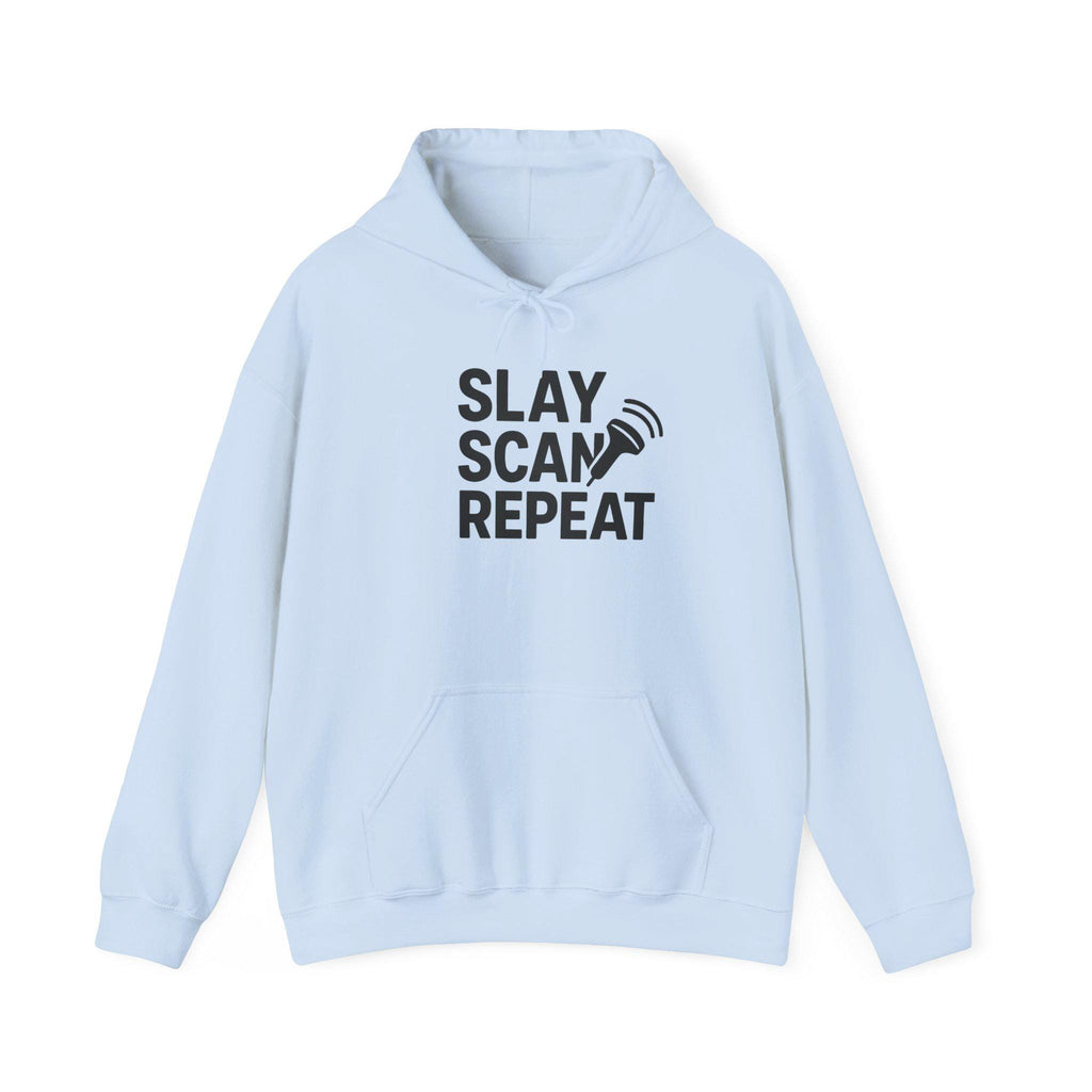 Slay Scan Repeat Hoodie | Unisex Cotton Blend Streetwear Sweatshirt
