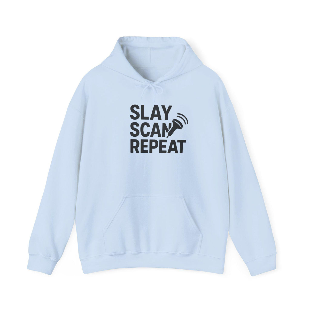 Slay Scan Repeat Hoodie | Unisex Cotton Blend Streetwear Sweatshirt