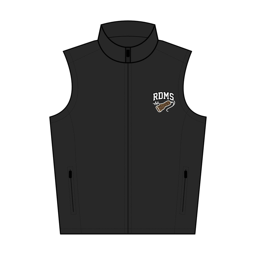 Ultrasound Tech Sonographer Vest | Ultrasound Embroidered Men's Core Soft Shell Jacket | RDMS Ultrasound Tech Vest | Mens Outerwear Gift Set