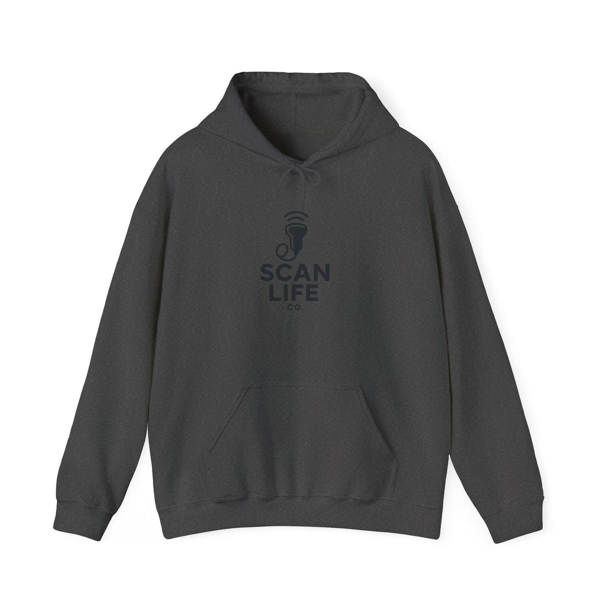 Scan Life Co Ultrasound Tech Hoodie | Sonographer Sweatshirt (50% Cotton Blend)