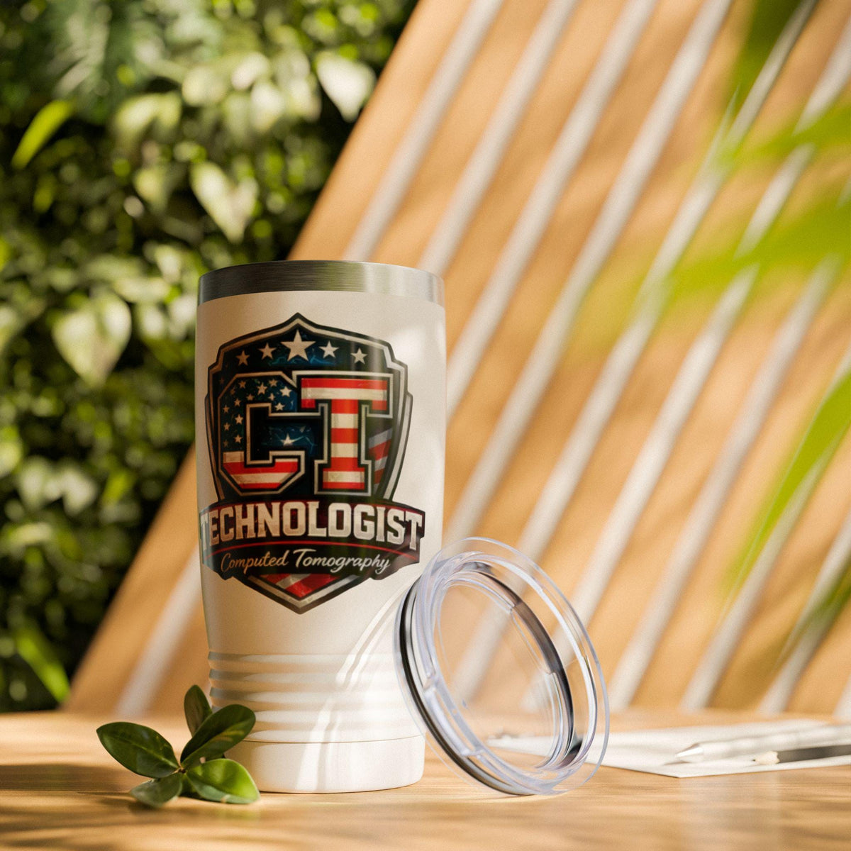 CT Technologist Shield Tumbler 20oz | Computed Tomography Tech Gift | Radiology X-Ray MRI Medical Imaging Nurse Appreciation Cup Work Gift