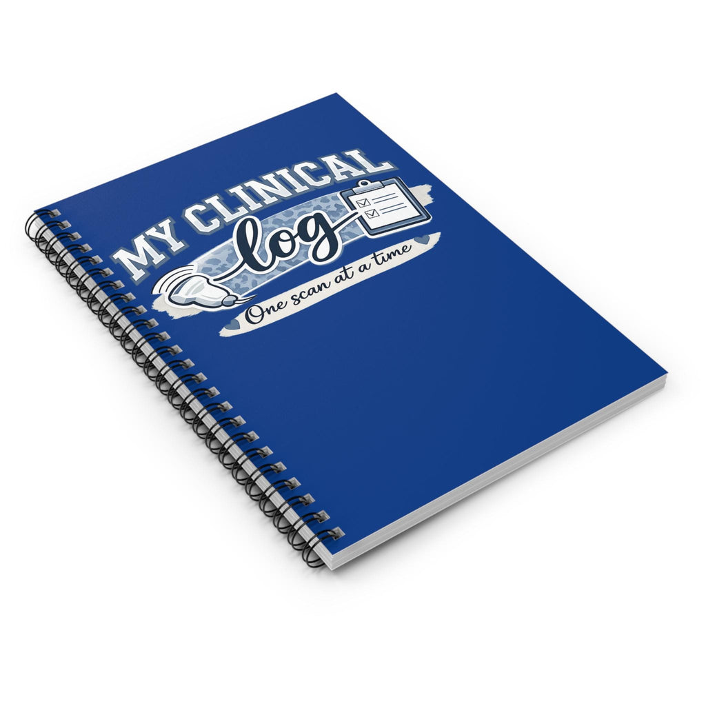 My Clinical Log Spiral Notebook | Medical Scan Technician Journal | Radiology MRI CT UltrasoundTech Shift Notes Medical Student Gift 2026 RN